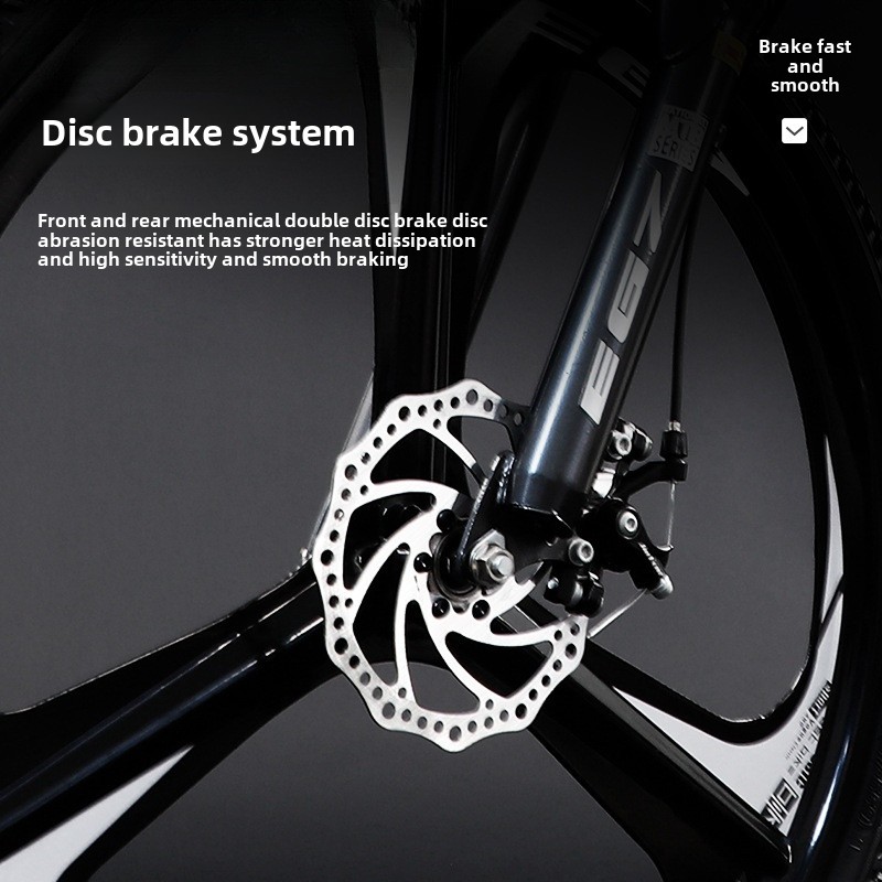 24 Inch 26 Mountain Bike Men's Variable Speed Off-Road Shock Absorption Youth Bicycle Girls Junior High School Student Racing Adult