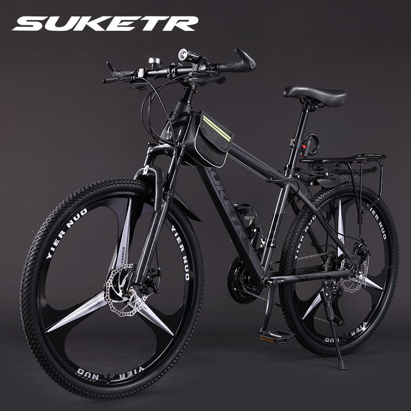 0ra Mountain Bike Bicycle Off-Road Unisex Adult Lightweight Road Racing Disc Brake Variable Speed Student City Shock Absorption