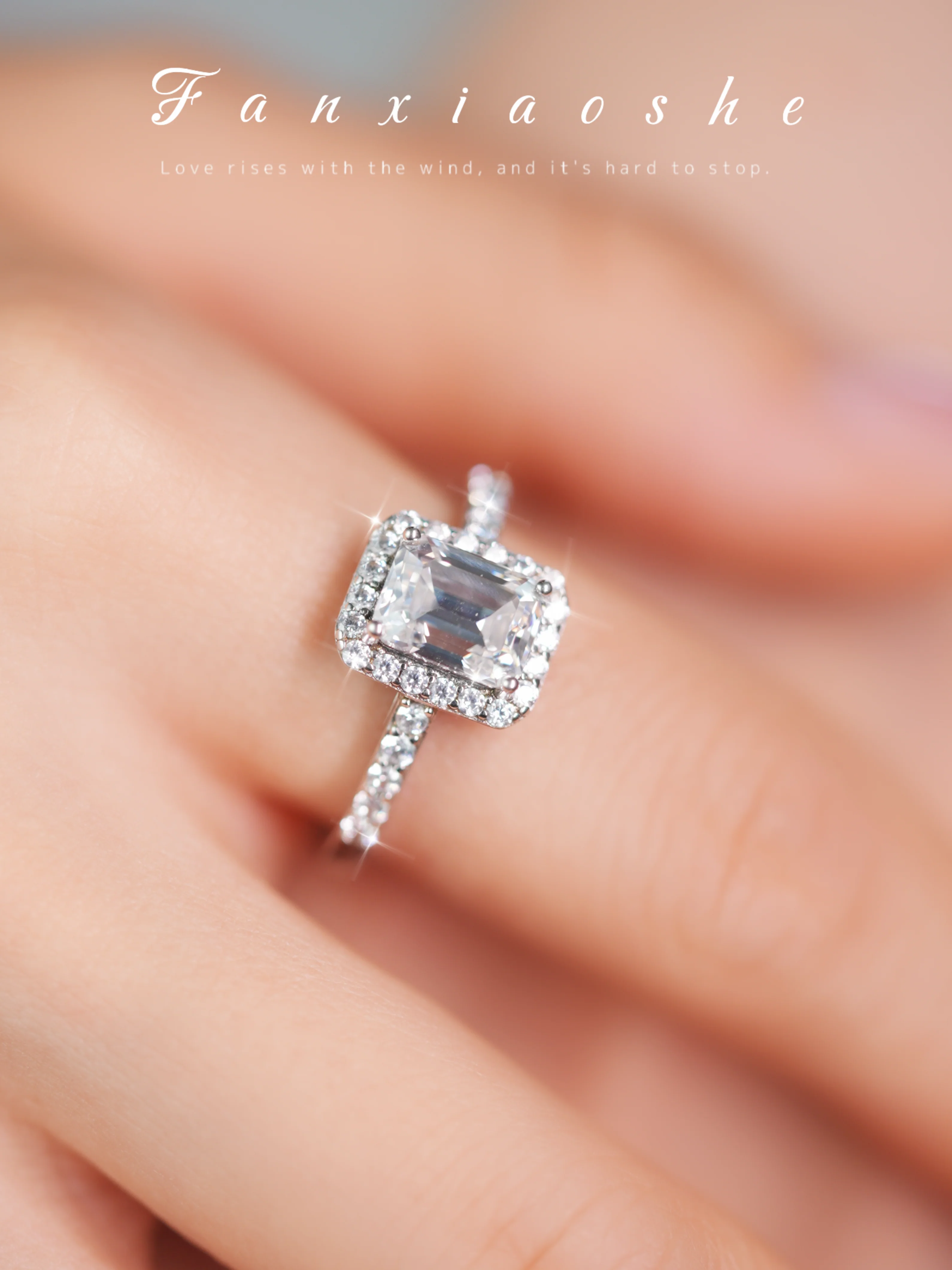 Moissanite Diamond  2ct. Rings for Women